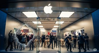 Masked Individuals Raid Apple Store During LA Unrest